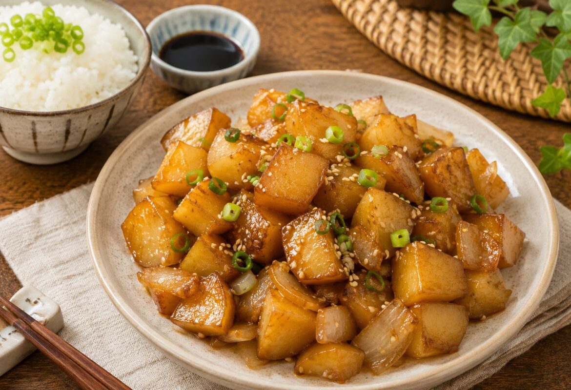 Patate glassate alla coreana