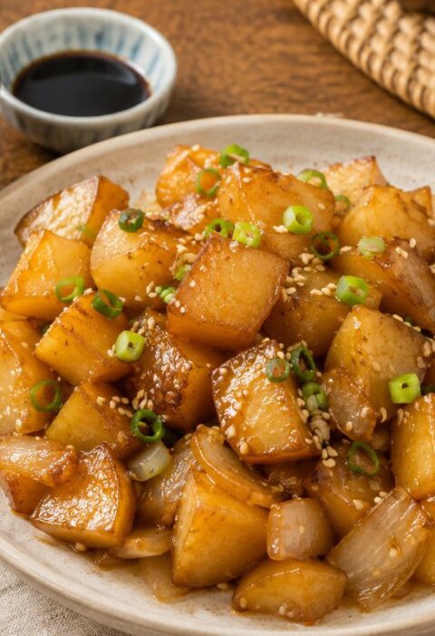 Patate glassate alla coreana