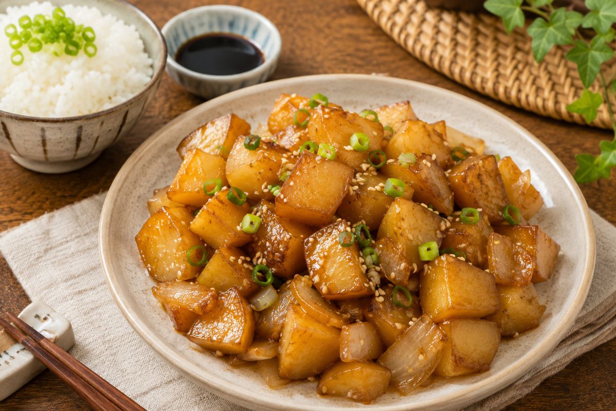Non sono le solite fatte in padella: prova le patate glassate alla coreana