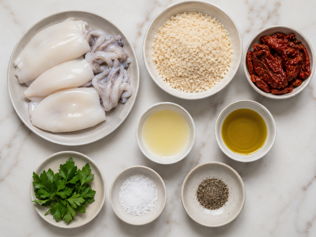 Seppie in friggitrice ad aria, ingredienti