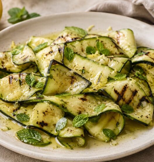 Zucchine grigliate con citronette alla menta