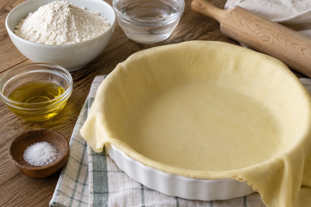 Vuoi fare una torta salata ma non hai la sfoglia? Con il Bimby prepari la base in 1 minuto: la ricetta della “pasta matta”