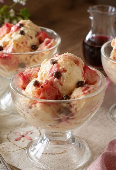 Gelato gusto zuppa inglese con il Bimby