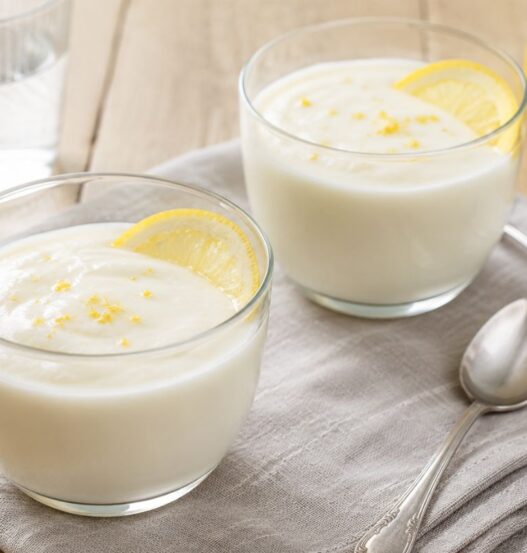 Mousse al limone proteica