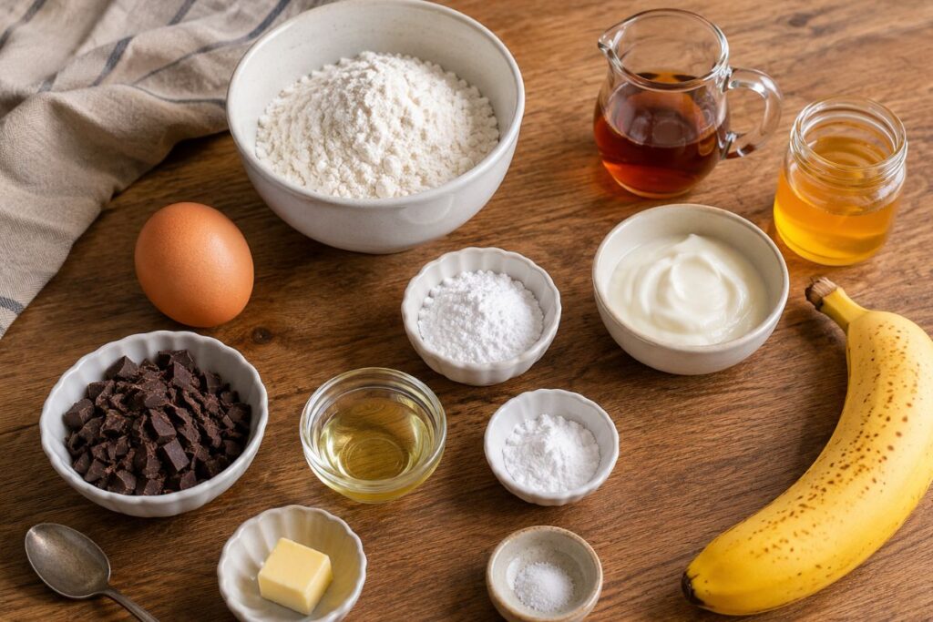 Pancake banana e cioccolato con il Bimby, ingredienti