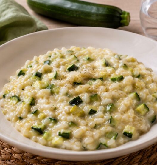 Risotto con zucchine e robiola con il Bimby