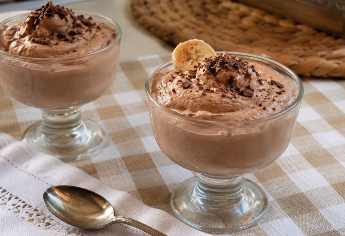 Spumone banana e cacao con il Bimby