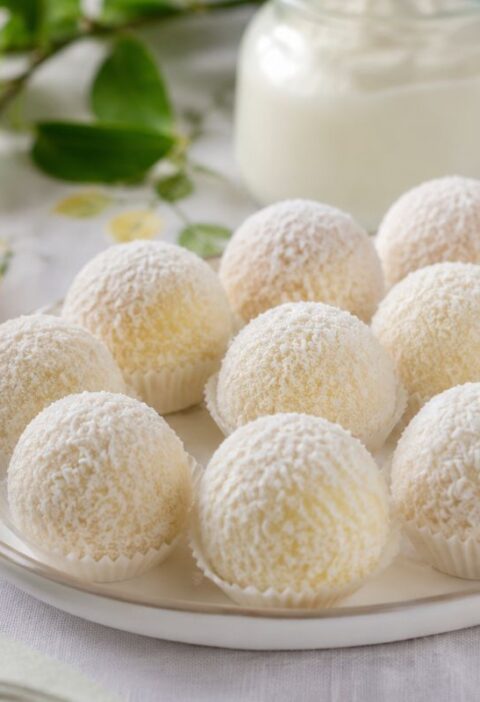 Tartufini al limone e yogurt con il Bimby