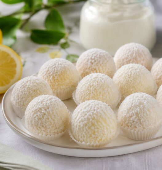 Tartufini al limone e yogurt con il Bimby