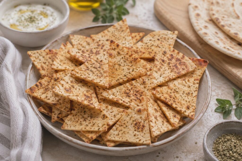 Triangoli croccanti di piadina in friggitrice ad aria