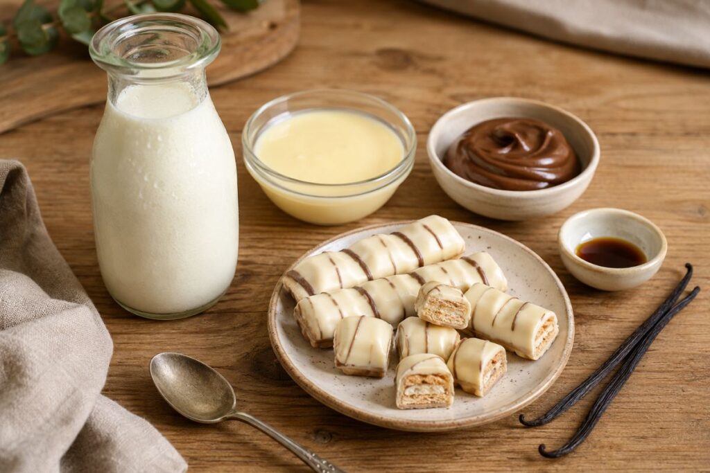 gelato Kinder Bueno White con il Bimby, ingredienti