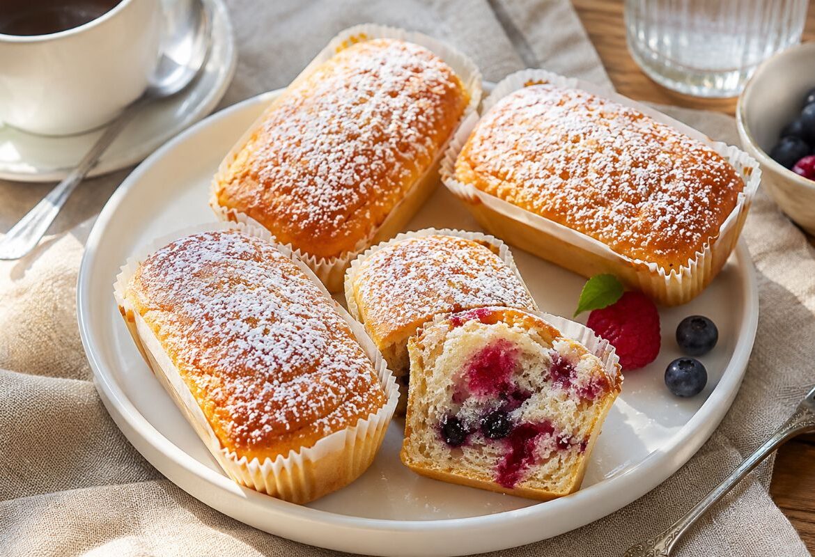 mini plumcake allo yogurt e frutta con il Bimby