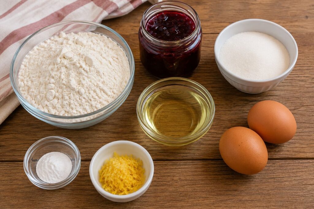 torta morbida in 5 minuti, ingredienti