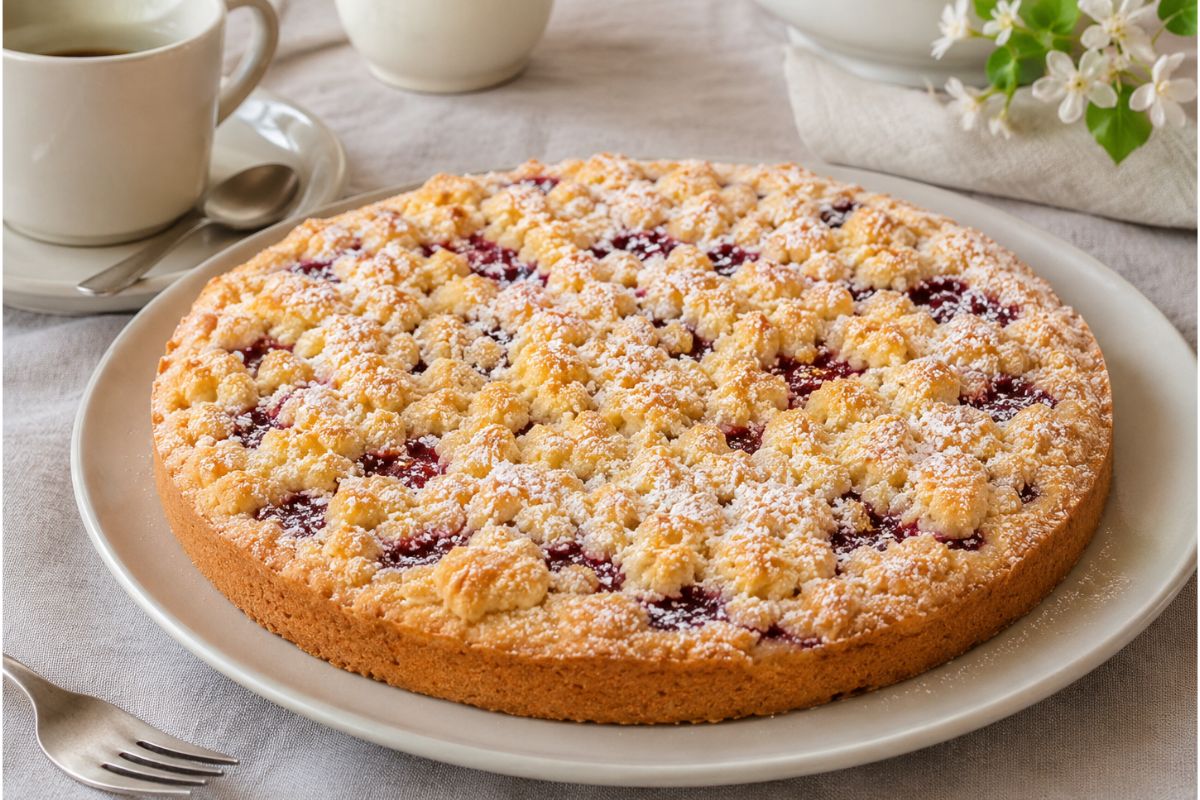Crostata in 5 minuti? La fai senza stendere l’impasto e viene rustica e croccante