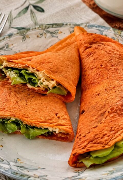 Crêpes di pomodorini e avena