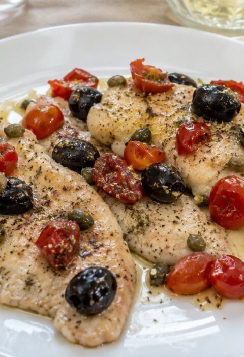 Petto di pollo alla mediterranea al Varoma