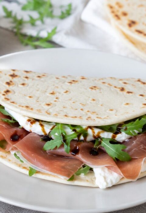 Piadine allo yogurt greco con il Bimby