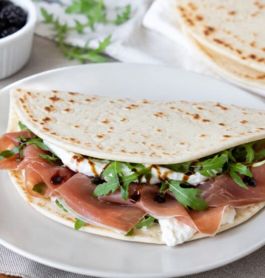 Piadine allo yogurt greco con il Bimby