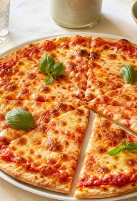Pizza fit con fiocchi di latte