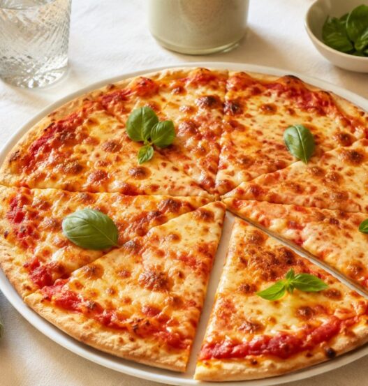 Pizza fit con fiocchi di latte