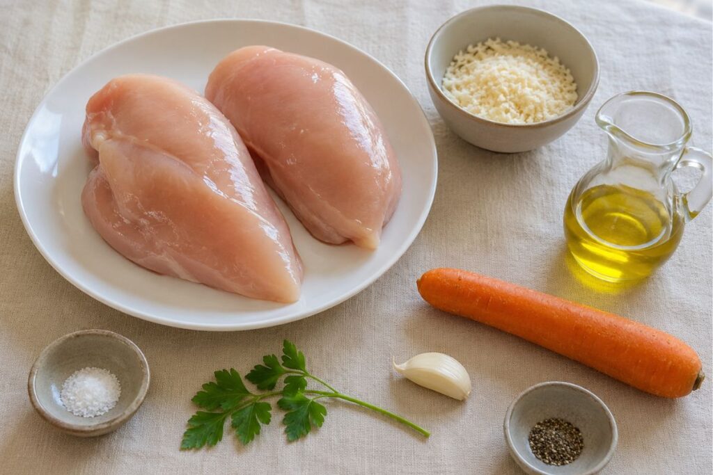Salsicce di pollo fatte in casa, ingredienti