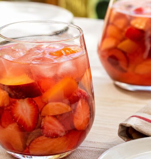 Sangria rosé con frutta estiva con il Bimby