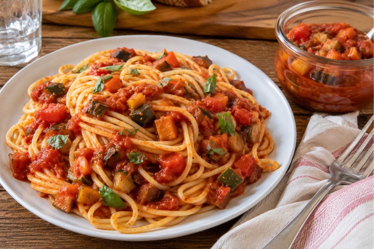 Sei verdure in un solo sugo: con il Bimby prepari l’ortolana da tenere pronta anche in freezer