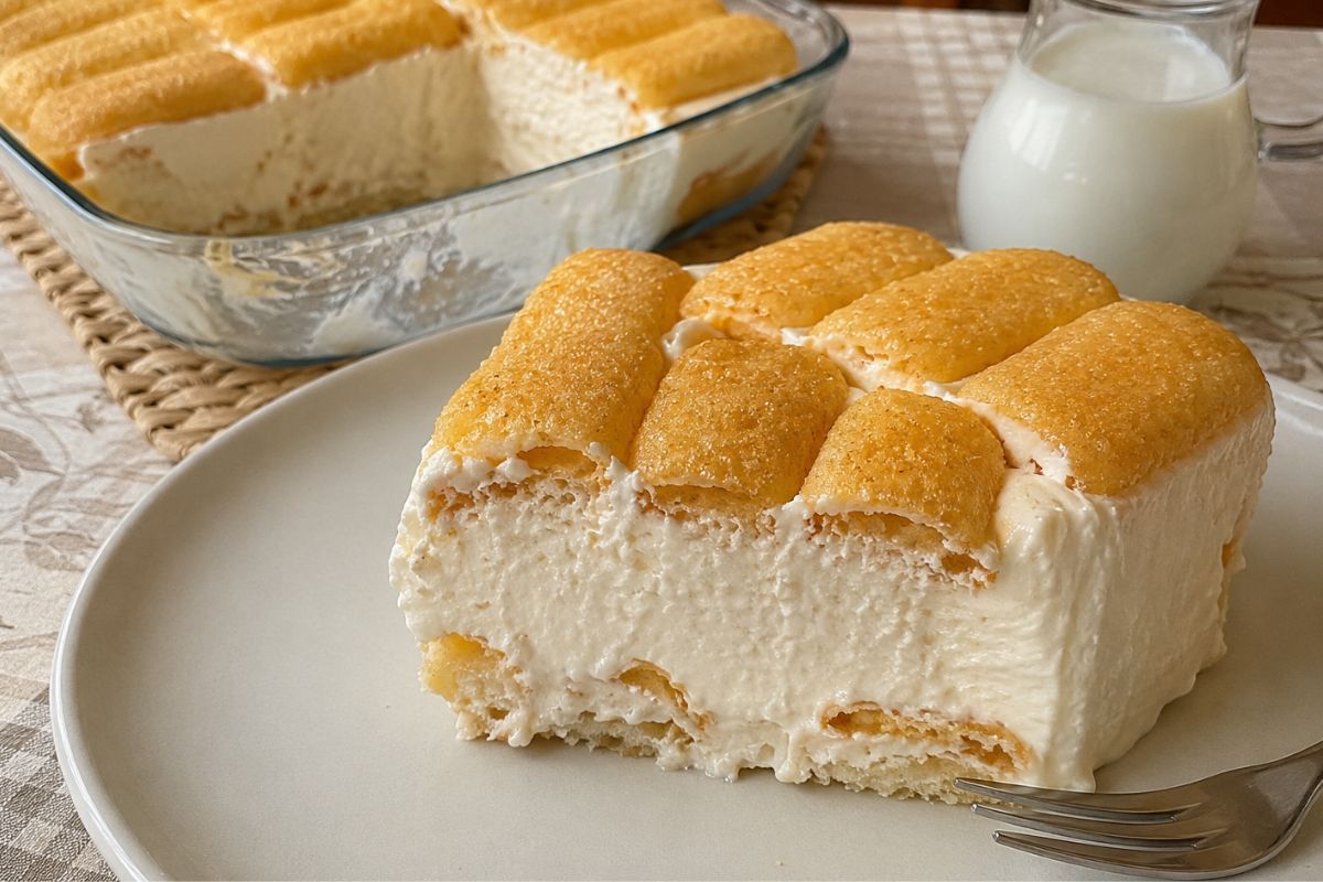 La torta fredda senza cottura per chi ama la crema paradiso, soffice come una nuvola: provala anche tu