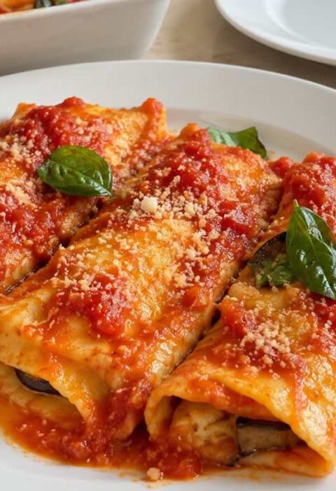 Cannelloni alla parmigiana senza forno