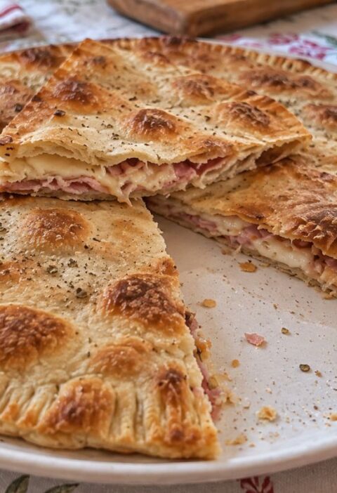 Focaccia ripiena senza lievito