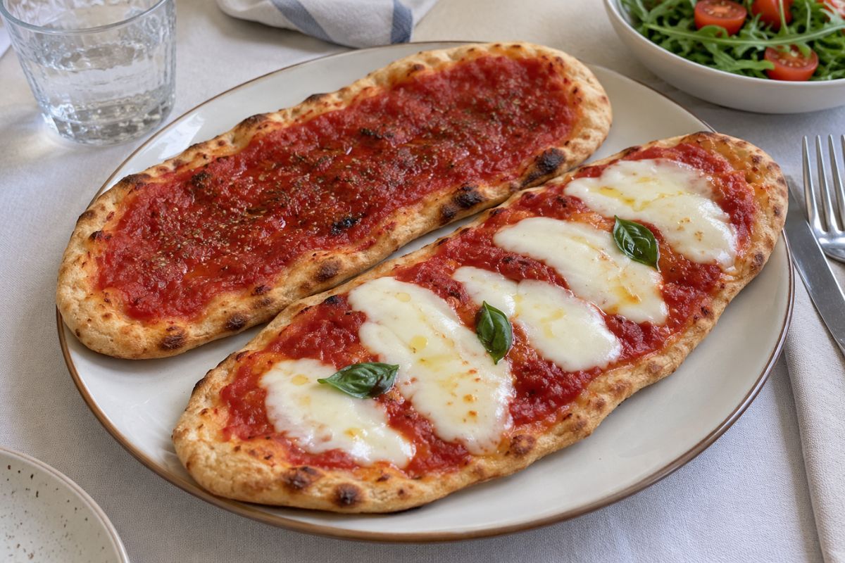 Yogurt greco nell’impasto e 5 minuti per lato: le lingue di pizza si fanno in padella