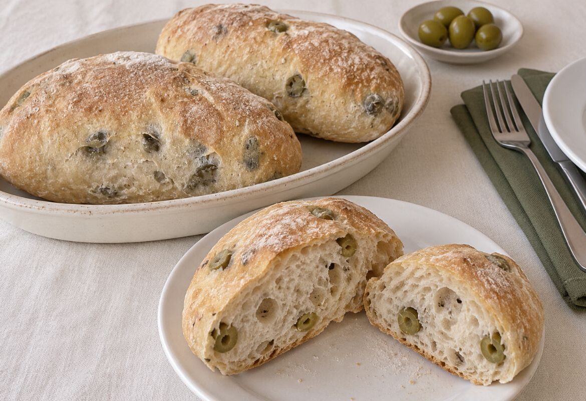Panini alle olive verdi