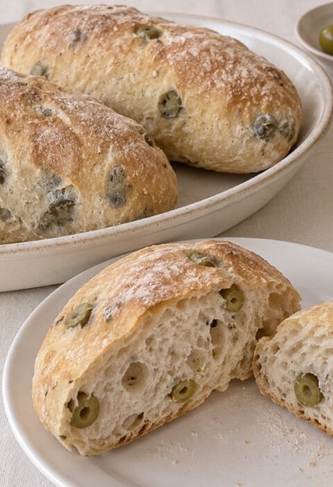 Panini alle olive verdi