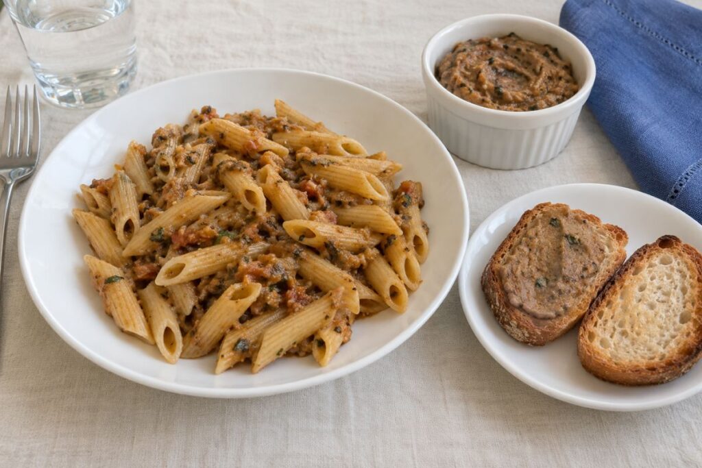 Paté di melanzane e mandorle con il Bimby