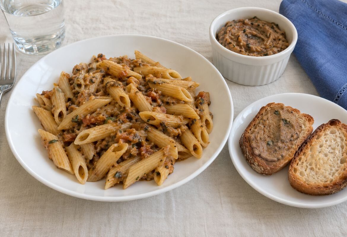 Paté di melanzane e mandorle con il Bimby
