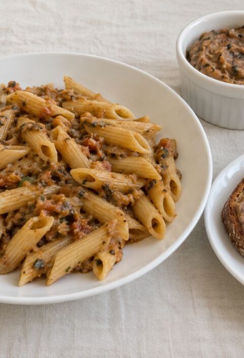 Paté di melanzane e mandorle con il Bimby