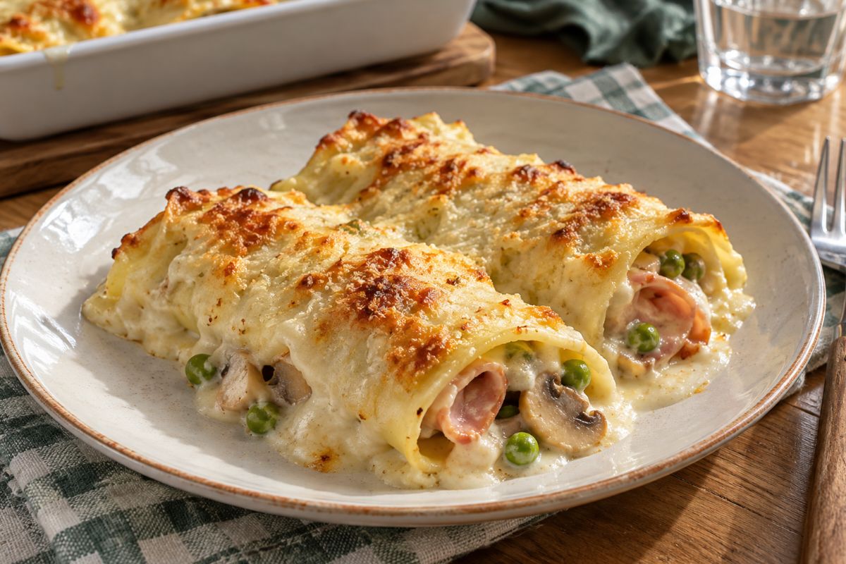 Mai provati i cannelloni alla boscaiola? Un ripieno autunnale con besciamella delicata