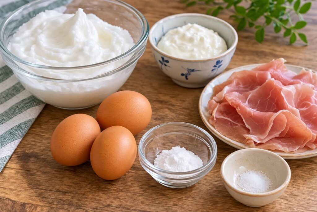 Focaccine senza farina, ingredienti