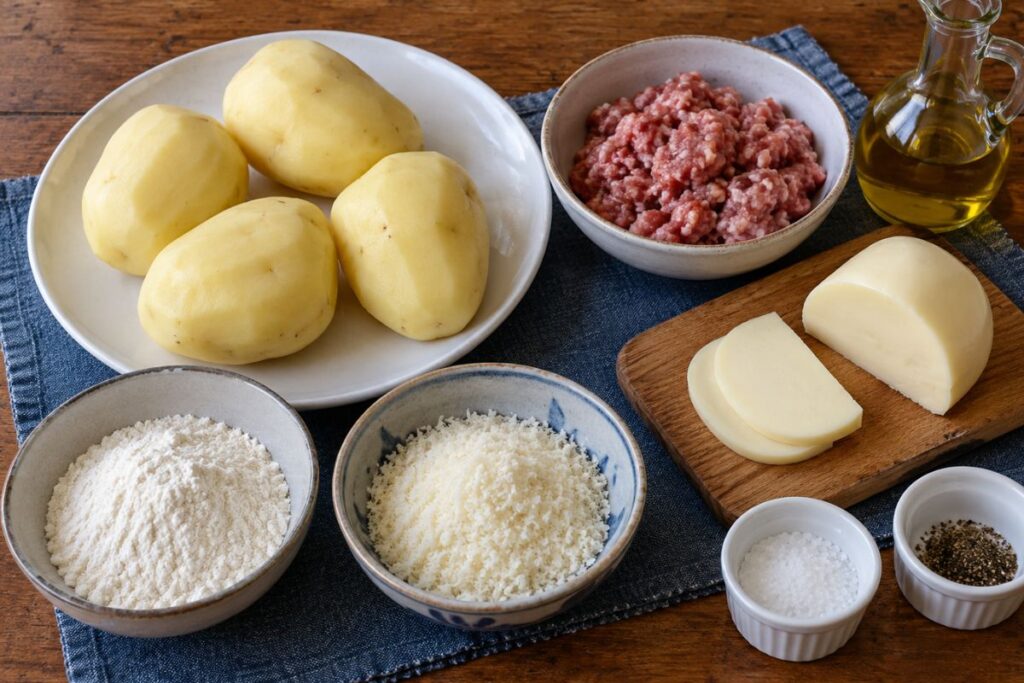 Frittata di patate calabrese, ingredienti