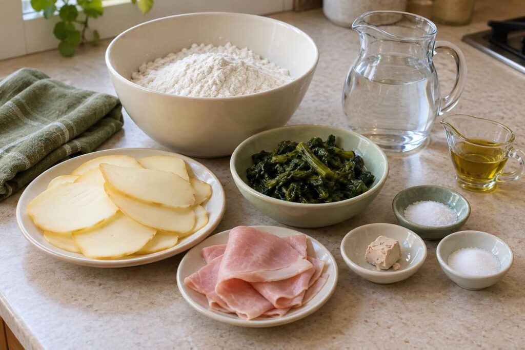Pizzette baciate, ingredienti