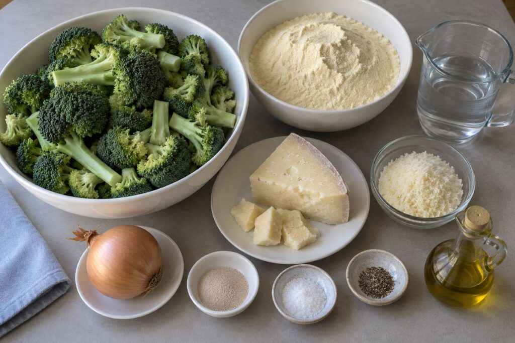 Scacciata siciliana con broccoli, ingredienti