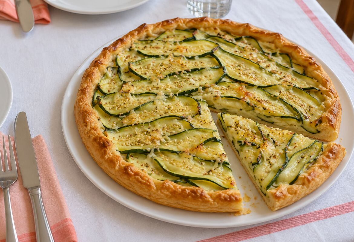 Torta salata zucchine e stracchino