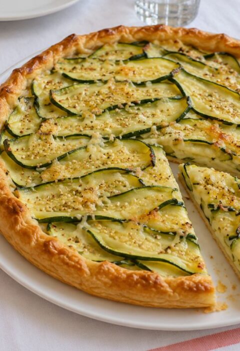 Torta salata zucchine e stracchino