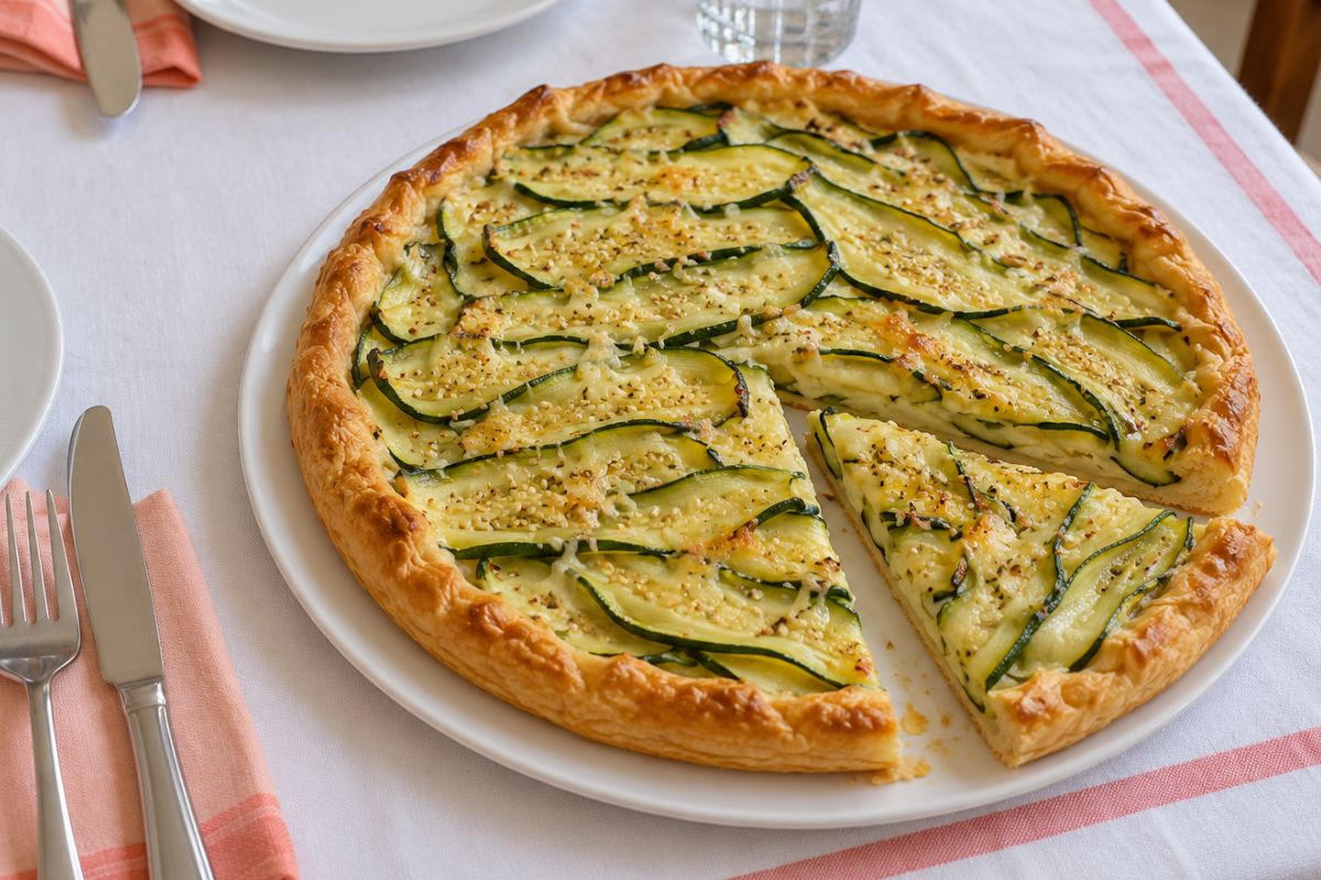 Questa torta salata fa sempre la sua figura: si prepara senza padella, con una farcitura golosissima
